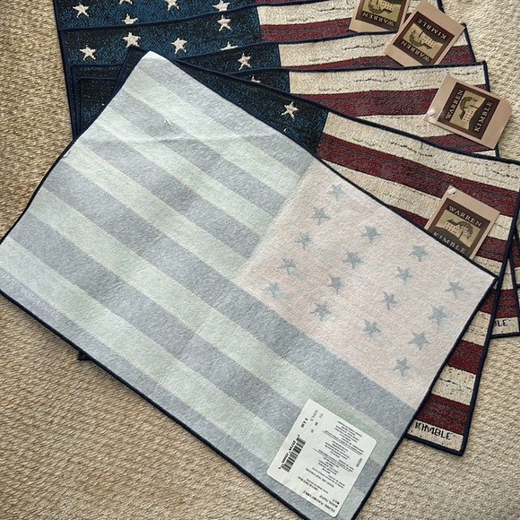 NWT Warren Kimball “Colonial” Vintage, retired Patriotic placemats set of 6 - Picture 7 of 7
